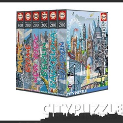 Educa Borras - Serie Citypuzzle Puzzle 200 piezas París (18471)