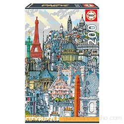 Educa Borras - Serie Citypuzzle Puzzle 200 piezas París (18471)