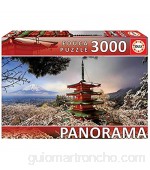 Educa Borras - Serie Panorama Puzzle 3.000 piezas Monte Fuji y Pagoda Chiureito Japon (18013)