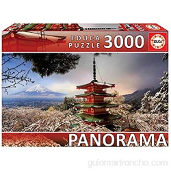 Educa Borras - Serie Panorama Puzzle 3.000 piezas Monte Fuji y Pagoda Chiureito Japon (18013)