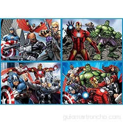 Educa - Multi 4 Puzzles Junior puzzle infantil Avengers de 50 80 100 y 150 piezas a partir de 5 años (16331)