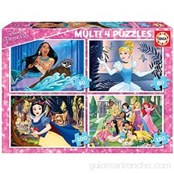 Educa - Princesas Disney Princess Conjunto de Puzzles Multicolor (17637)