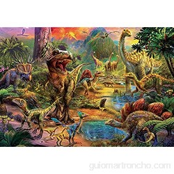 Educa - Tierra de Dinosaurios Puzzle 1000 Piezas Multicolor (17655)