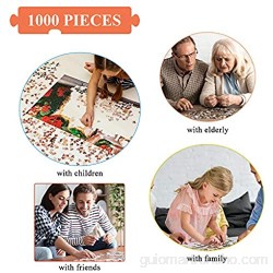 HUADADA Puzzle 1000 Piezas 70x50cm Puzzles Infantiles Puzzle Paisaje de Otoño con Foto Reducir la Presión Puzzles para Adultos
