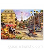 Paris Street Life - Puzzle de 500 piezas para adultos y familias