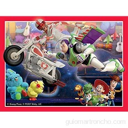 Ravensburger-6833 Ravensburger Disney Pixar Toy Story 4 4 en una Caja (12 16 20 24 Piezas) Rompecabezas Multicolor (6833)