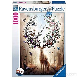 Ravensburger Puzzle 1000 Piezas Ciervo Mágico Colección Fantasy Rompecabezas Ravensburger de Alta Calidad Jigsaw Puzzle para Adultos