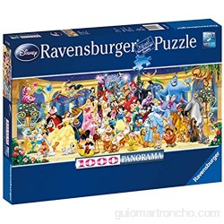 Ravensburger Puzzle 1000 Piezas Personajes Disney Puzzle Disney Panorama Rompecabezas Ravensburger de óptima calidad Edad Recomendada 12+