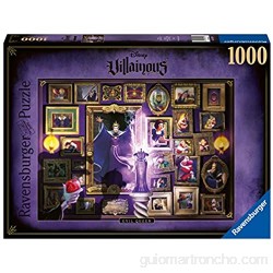 Ravensburger Puzzle 1000 Piezas Villainous Evil Queen Puzzle Disney Rompecabezas Ravensburger de Óptima Calidad Villanos Puzzle Edad Recomendada 12+