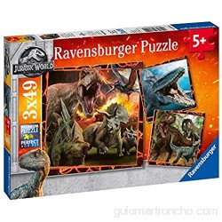 Ravensburger - Puzzle 3 x 49 Jurassic World (08054)