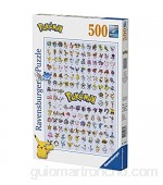 Ravensburger Puzzle 500 Piezas Pokémon Puzzle Adultos Puzzle Pokemon Rompecabezas Ravensburger de Alta Calidad