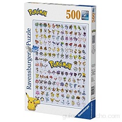Ravensburger Puzzle 500 Piezas Pokémon Puzzle Adultos Puzzle Pokemon Rompecabezas Ravensburger de Alta Calidad