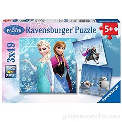 Ravensburger Puzzle Frozen - Puzzle 3 x 49 piezas para niños 5+ años (09264 2)