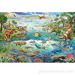 Schmidt Spiele- Descubre los Dinosaurios 200 Piezas Puzzle Infantil Color mar. (SCH56253)