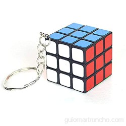 1pc Mini Cubo Llavero Cubo Colgante Niños Puzzle Puzzle Giro Regalo Juguetes 3 Cm