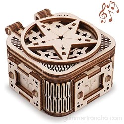 GuDoQi Caja de Música Maquetas Madera para Montar Puzzle 3D Madera para Construir Construcciones para Adolescentes y Adultos Music Box Regalos para Cumpleaños y Navidad
