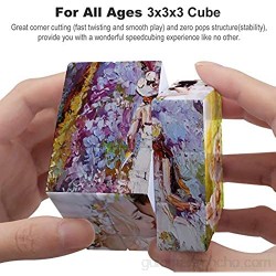 InspirsPanda MultiPhoto Rubik\'s Cube Game Custom 6 Photo Cube para marcos de fotos Rubik\'s Cube Custom Photo Puzzle Game Cubo de Rubik giratorio Regalo para amor amigos familia decoración del hogar