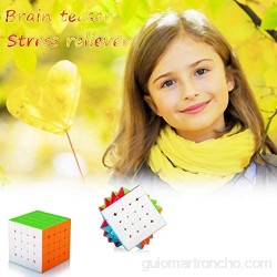 Maomaoyu Cubo Magico 5x5 5x5x5 Original Puzzle Cubo de la Velocidad Niños Juguetes Educativos Stickerless