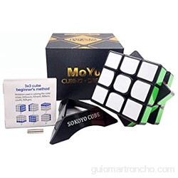 Moyu Cubo mágico de la Competencia del imán de la Velocidad del Cubo 3x3x3 WEILONG GTS2M con la Bolsa del Regalo | Dingze (B)