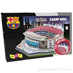 NANOSTAD Estadio Camp NOU LED Edition (FC Barcelona) Puzzle 3D (Producto Oficial Licenciado)
