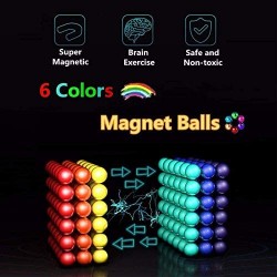 Noxus Juguetes de Colores mágicos de construcción de Bolas de Inteligencia y el estrés de Socorro Escultura Edificio Magia Juguetes 5mm 216Pcs