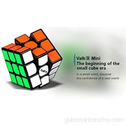 OJIN VALK 3 Mini El Mini Valk3 Cube 3x3x3 Smooth Magic Puzzle Cube 4.47CM con un trípode de un Cubo y una Bolsa de Cubo (Sin Etiqueta)