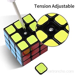 ROXENDA Cubos de Velocidad Speed Cube Set de 2x2 3x3 Pirámide Megaminx Skew Cube Torneado Fácil y Juego Suave Magic Cube Colección de Rompecabezas