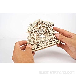 UGEARS Belén - Rompecabezas Mecánico 3D - Kits de Construcción de Artesanía en Madera - Juego de Pesebre de Madera - Rompecabezas de Navidad para Niños - Decoraciones Navideñas de Bricolaje - Idea