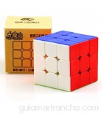 Yuxin Little Magic 3x3x3 Speed Cube Cubo mágico twsit Puzzle Cubo sin Problemas ( sin Etiquetas )