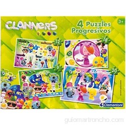 Clementoni - Puzzle Clanners Progresivo (9+12+18+20) 92343.4