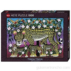 Heye 29427 Mkumba Tinga Tinga Wildcat Family - Puzzle 1000 Piezas (KV&H Verlag)