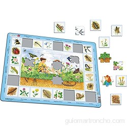 Larsen NA1 Rompecabezas de la Naturaleza: Campo edición en Italiano Puzzle de Marco con 48 Piezas