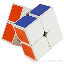 LLKK Cubo de Tres Cubos de Lisos 2x2 Juguetes Rompecabezas para niños y Adultos(3 Piezas)