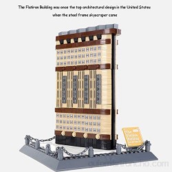 New York Flatiron Building Blocks Jigsaw Model 3D DIY Toys PartíCulas PequeñAs Muy DifíCiles 3D 3D Jigsaw Puzzle Leisure Puzzle Building Blocks