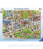 Ravensburger-Unterwegs in Der Stadt 06172 Viaje en la Ciudad-Puzzle Infantil Color 1