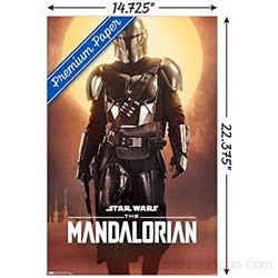 Trends International Star Wars Mandalorian 37 4 cm x 56 8 cm Premium sin marco