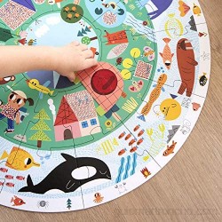 Goula- Puzzle XXL Discover Animals - Puzzle infantil a partir de 3 años