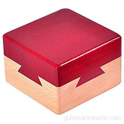 Zernnis Caja de Cerradura de Rompecabezas mágico de Madera para Juegos de Inteligencia