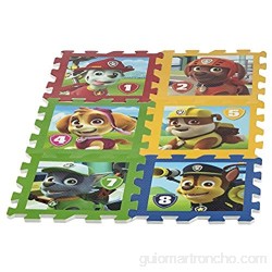 ColorBaby - Alfombra Puzzle Goma Eva de Paw Patrol 8 Piezas 62 x 124 cm (48058)