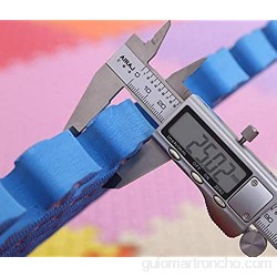 F-S-B Soft EVA Espuma colchonetas para el Piso Plantillas de Rompecabezas Portátiles Plegables 24 Azulejos (30 * 30 cm) Rosado 30 * 30 * 1.0cm