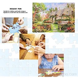 Gpure 1000 Piezas Puzzles Juguetes Grande Educativos para Niños Y Adultos Puzzle De Vívidos Colores Pintura De Paisaje Papel Tapiz para Colgar En La habitación Navidad Regalos De Cumpleaños (A-08)
