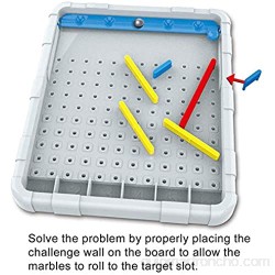 Gravity Mazes Falling Marble Lógica Juego DIY Pinball Juego de mesa Juego de lógica para niños Laberinto Puzzle Juego de tablero