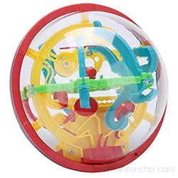 Hztyyier Bola de Laberinto esférica 3D Rompecabezas para niños Juegos de Pelota Juguetes Platillo Volador Barreras desafiantes Bola de Laberinto Rompecabezas mágico