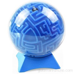 Ogquaton Maze Ball Stand Mini 3D Magic Puzzle Inteligencia e idea Maze Game Toys Base Duro desafío Laberinto Regalos para niños y adultos Base solo Duradero y práctico