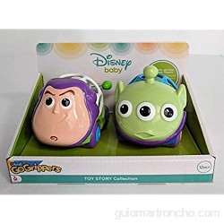 Bright Starts Disney Baby Pack 2 Vehículos Toy Story Colección Oball Go Grippers