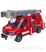 Bruder Mercedes Benz - Camión de bomberos con luces multicolor (Bruder 02532)