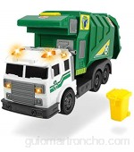 Dickie Toys City Cleaner - Elevador de Cubo de Basura con batería para Coche (39 cm 3 años) Color Verde