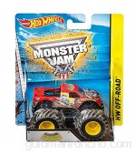 Hot Wheels - Vehículo Monster Jam 4modelos (Mattel BHP37)  Modelos/colores Surtidos 1 Unidad