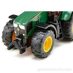 siku 1064 Tractor John Deere 6250R Metal/Plástico Verde Incl. enganche para remolque Ruedas con neumáticos de goma