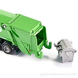 siku 1890 Camión de basura con contenedor Zona de carga inclinable Contenedor accesorio 1:87 Metal/Plástico Verde